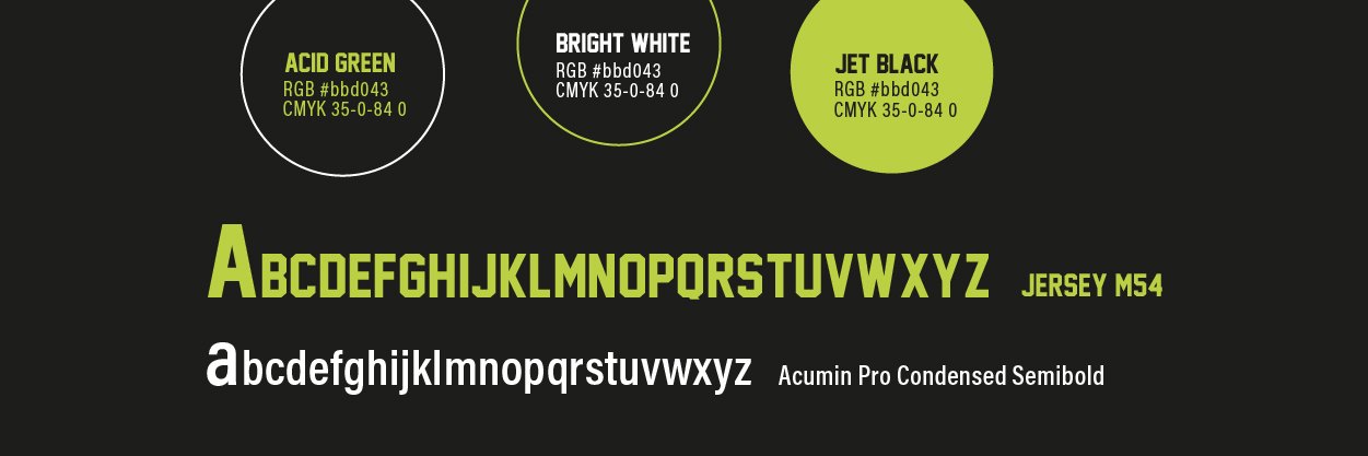 brand colours and typography