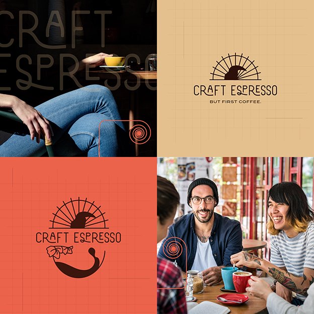 logo presentation of Craft Espresso by lumimango