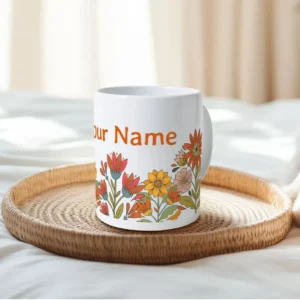 Flower mug designed by Lumimango